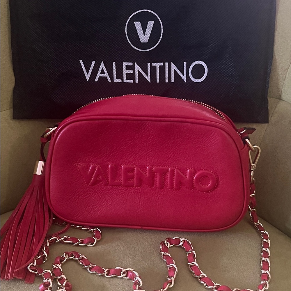 Valentino Vibrant Red Crossbody Bag